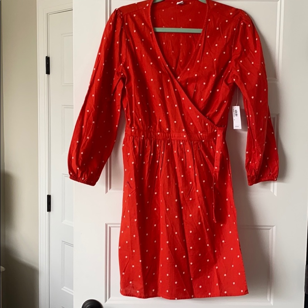 Daisy Print Old Navy Wrap Dress